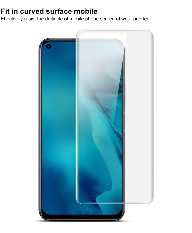 

for vivo iQOO U1 Screen Protector IMAK Hydrogel III 0.15MM Front Soft TPU Protective Film for vivo iQOO U1 Not Glass