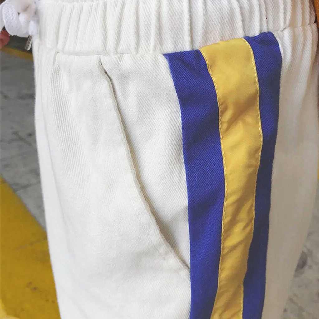 Радужные полосатые шорты мужские высокого качества 2019 Новое поступление Летний