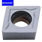 MOSASK 10 шт. CCMT 0602 09T3 1204 ZM30 пластина CNC токарный станок из нержавеющей стали обработка углеродистой стали токарная Вольфрамовая карбидная вставка