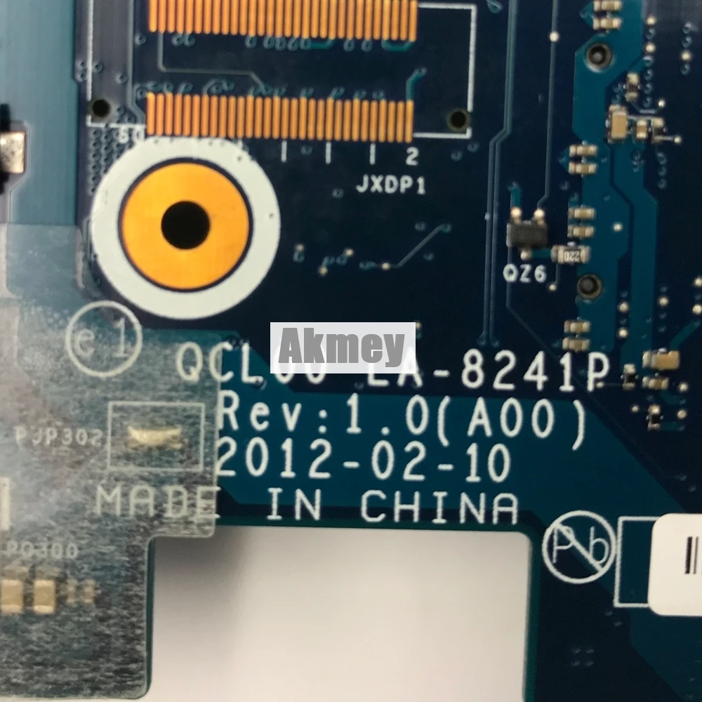 Akemy LA-8241P материнская плата для ноутбука For DELL Inspiron 15R 7520 5520 CN -04P57C 4P57C двойная