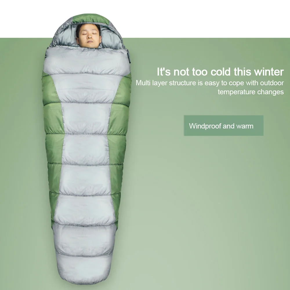 Многофункциональный спальный мешок-гамак теплый зимний хлопковый мешок для