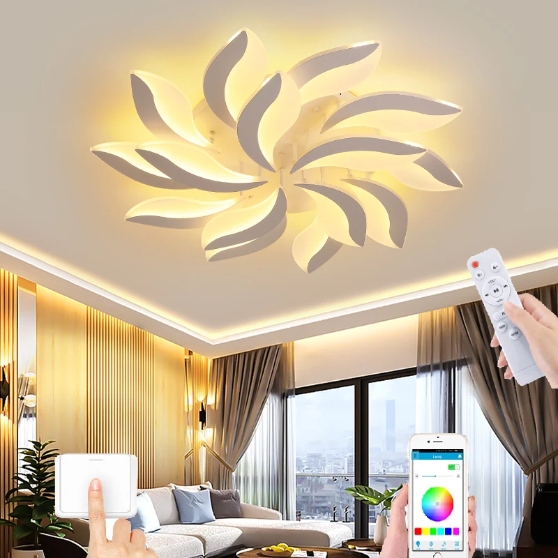 

Nordic Simple Modern Home Lighting Smart Remote Control Ceiling Lamp Bedroom Hall Study Ceiling Universal