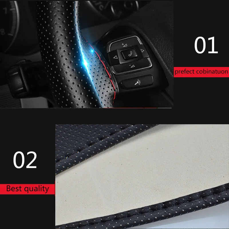 Оплетка на руль автомобиля для hyundai getz skoda octavia mitsubishi sportback outlander toyota мягкие
