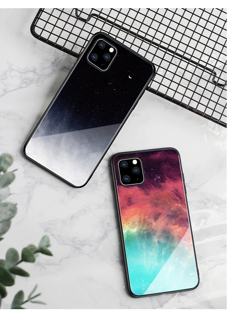Чехол GFATIH для Apple iPhone 11 с принтом в виде перьев и звездного неба для iPhone 11 Pro Max, чехол для iPhone 7 Plus 8 XS, чехол для Max XR