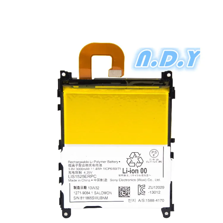 New 3000mAh LIS1525ERPC Replacement Battery For SONY Xperia Z1 L39H C6903 L39T L39U C6902 LIS1525ERPC Batteries + Free Tools