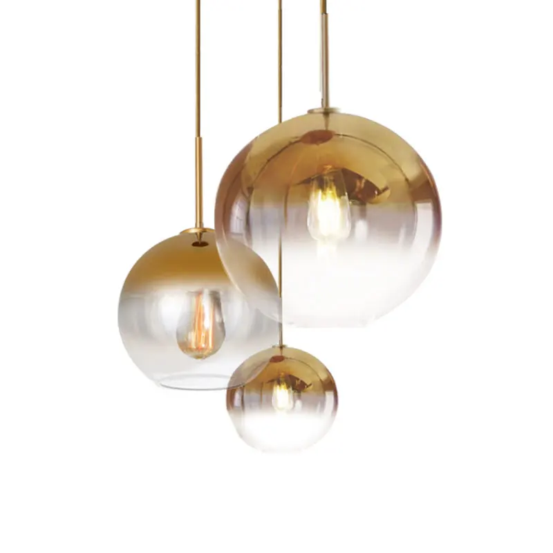 

Nordic Vintage Single Glass Pendant Lights Modern Pendant Lamps for Living Dinning Room CafeRoom Bar Indoor Decoration Lighting