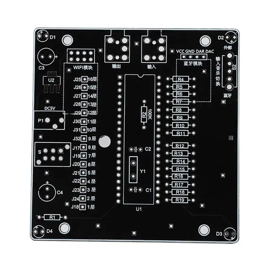 Цветной светодиодный проектор с Wi-Fi Bluetooth управление через приложение