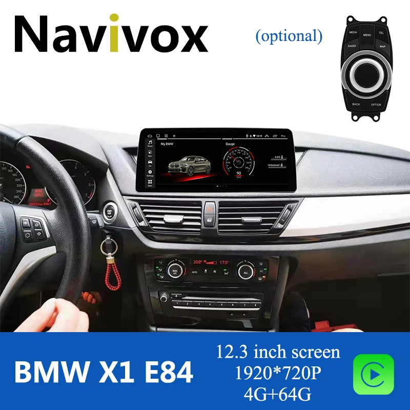 

Navivox 12.3" 2 Din Android Car Radio 1920*720 For BMW X1 E84 2009~2015 iDrive Car Stereo Audio Multimedia Player GPS Navigation