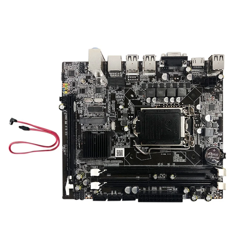 

NEW-H55 материнская плата LGA 1156 поддерживает I3 530 I5 760 Cpu Ddr3 Память Ram, материнская плата для настольного компьютера