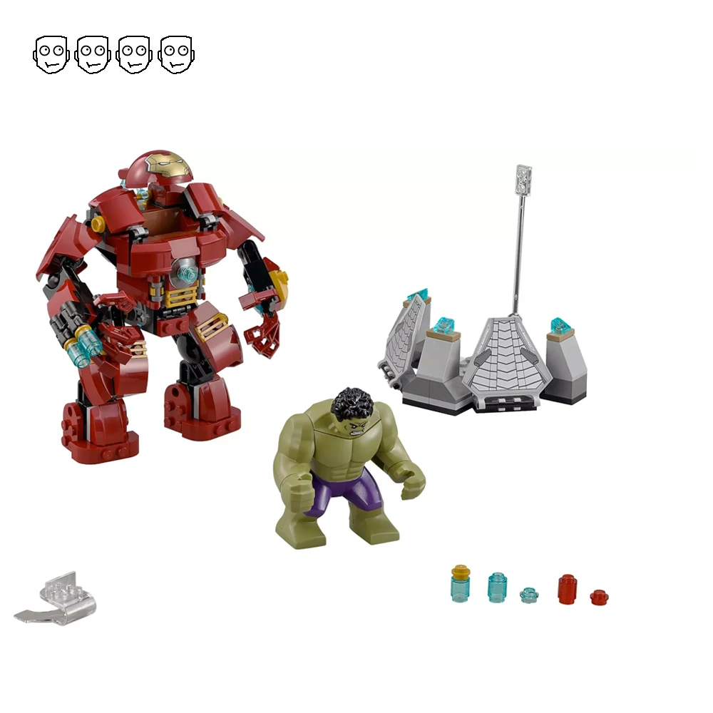 Decool 7110 Fit Marvel 76031 Супер Герои Мстители Халк Бастер Smash набор Железный человек мини фигурки 248 шт строительные блоки игрушки подарок