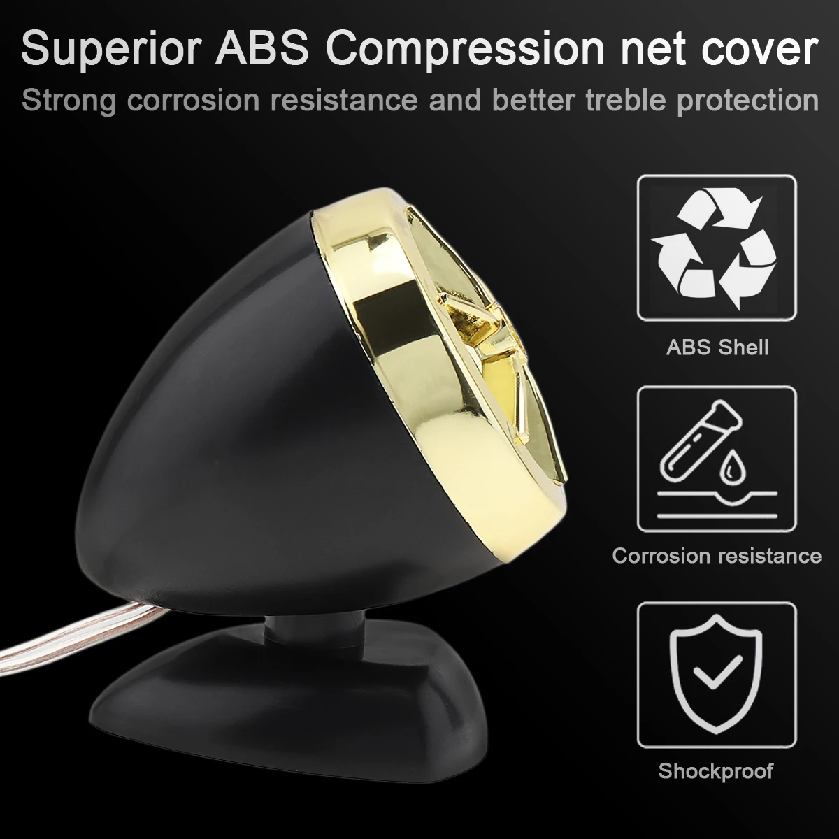 

2pcs Universal 1200W Car Speaker Dome Tweeter Sound Vehicle Auto Music Stereo Modified Loud Speakers 3 Color car radio squeakers