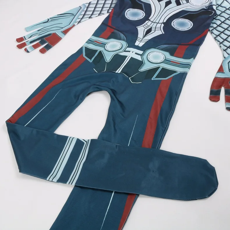 Детский костюм супергероя Тора для косплея мышц одежда с брюшным мстителем