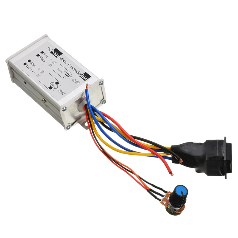 20A DC Motor PWM Speed Controller CW CCW Reversible Switch 9-60V 12V 24V 36V Run/Stop/Reverse | Обустройство дома