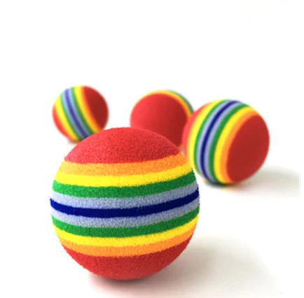 Мячик-игрушка для домашних животных красочные резиновые безопасные игрушки EVA