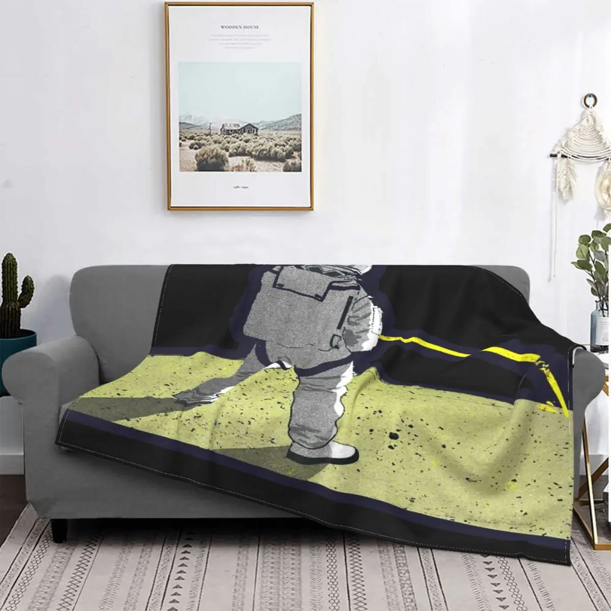 

Astronaut Moon-manta del espacio exterior, colcha de cama a cuadros de muselina, manta de felpa de Anime, Sudadera con capucha,