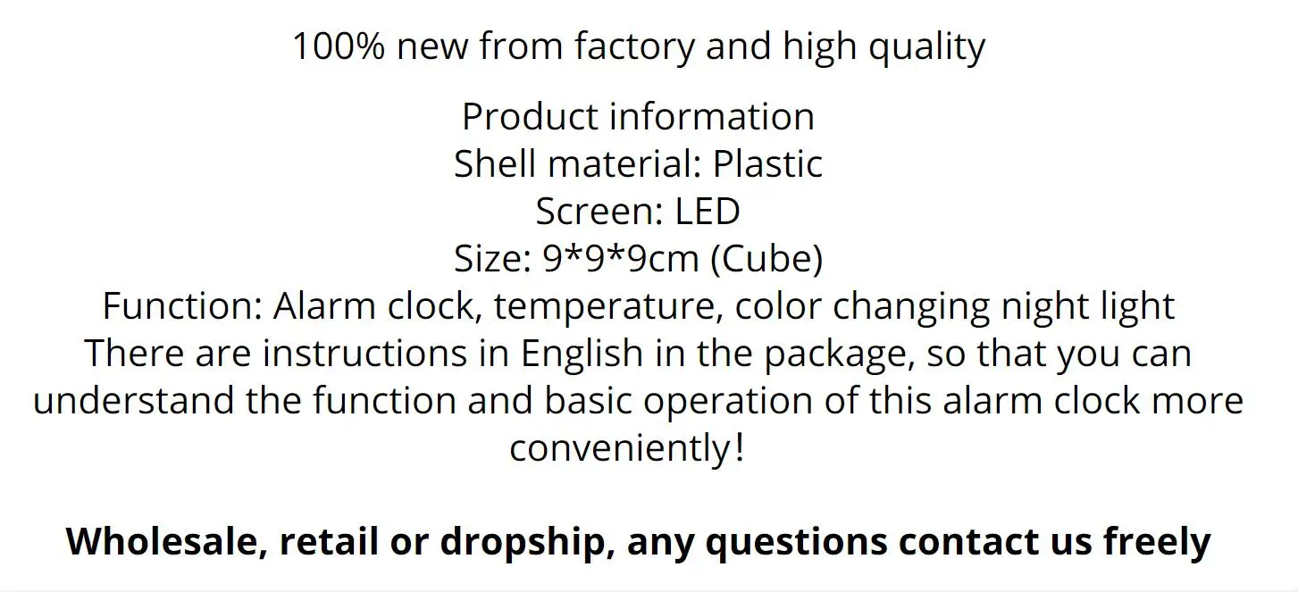 

Anime Cartoon Alarm Clock LED Digital Clock Color Changing Alarm Clock 7Color Glowing Kids Children Birthday Gift