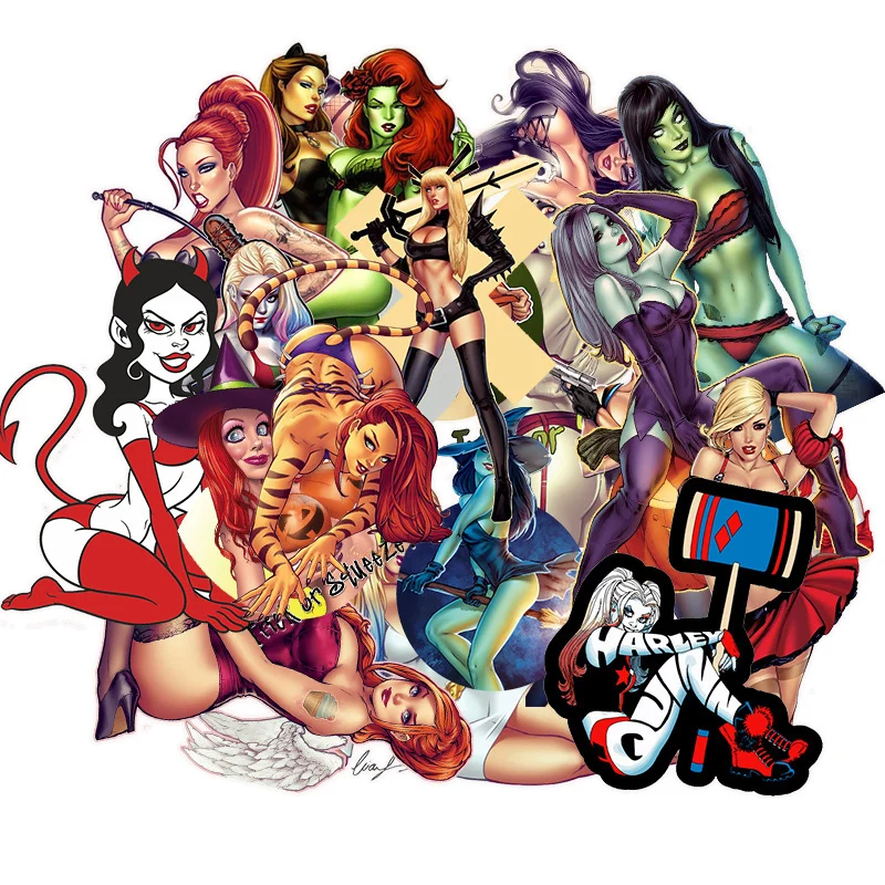 100 шт. сексуальная наклейка для девушки граффити автомобиля велосипеда