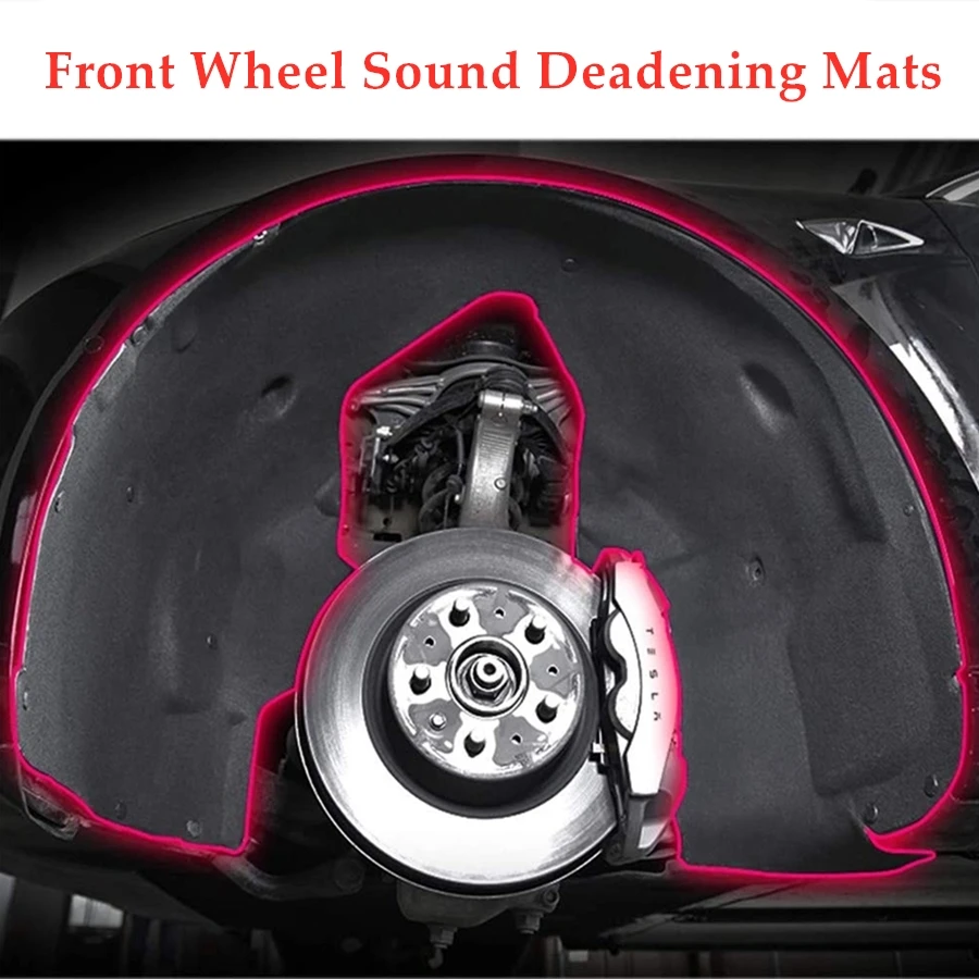 Передний капот для Tesla Model 3 2017-2021 Звукоизолирующая подкладка задний багажник