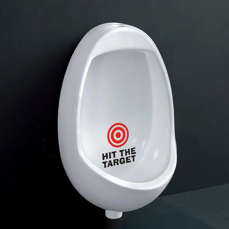 Наклейки на унитаз Hit The Target украшение для ванной комнаты съемные настенные