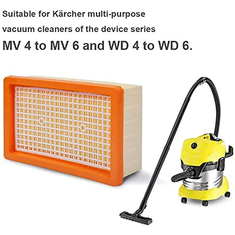 Запасные части для Karcher: мешки для пылесоса и фильтры для WD4 WD5 WD6 Premium MV4 MV5 MV6 WD 4.000 и др.