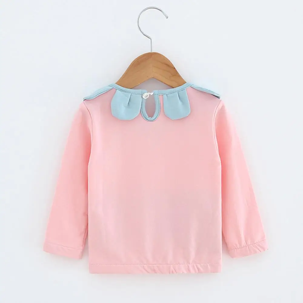 Kids T-Shirt Toddler Kid Baby Girl Clothes Autumn/Spring Long Sleeve Flowers Pullover Sweet T-shirt Tops With good quality