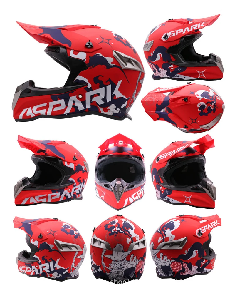 Новая маска профессиональная велосипедная гоночная мотокросса шлем hors route Casque Capacete Moto Casco внедорожный мультяшный мотоциклетный шлем