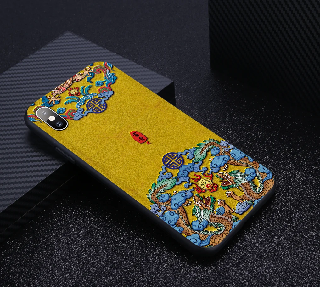 CENMASO, китайский дизайн, ультра тонкий мягкий кожаный чехол-накладка для IPhone 11 Pro Max, винтажный Чехол в китайском стиле