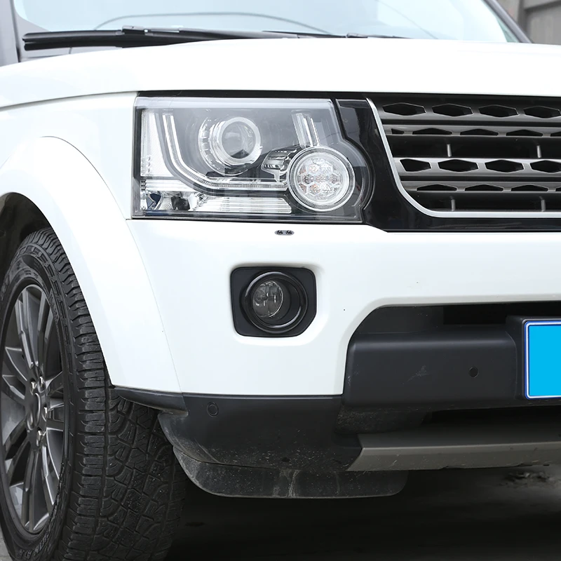 2 шт. для Land Rover Discovery 4 LR4 2014 2016 ABS Глянцевая черная передняя противотуманная фара