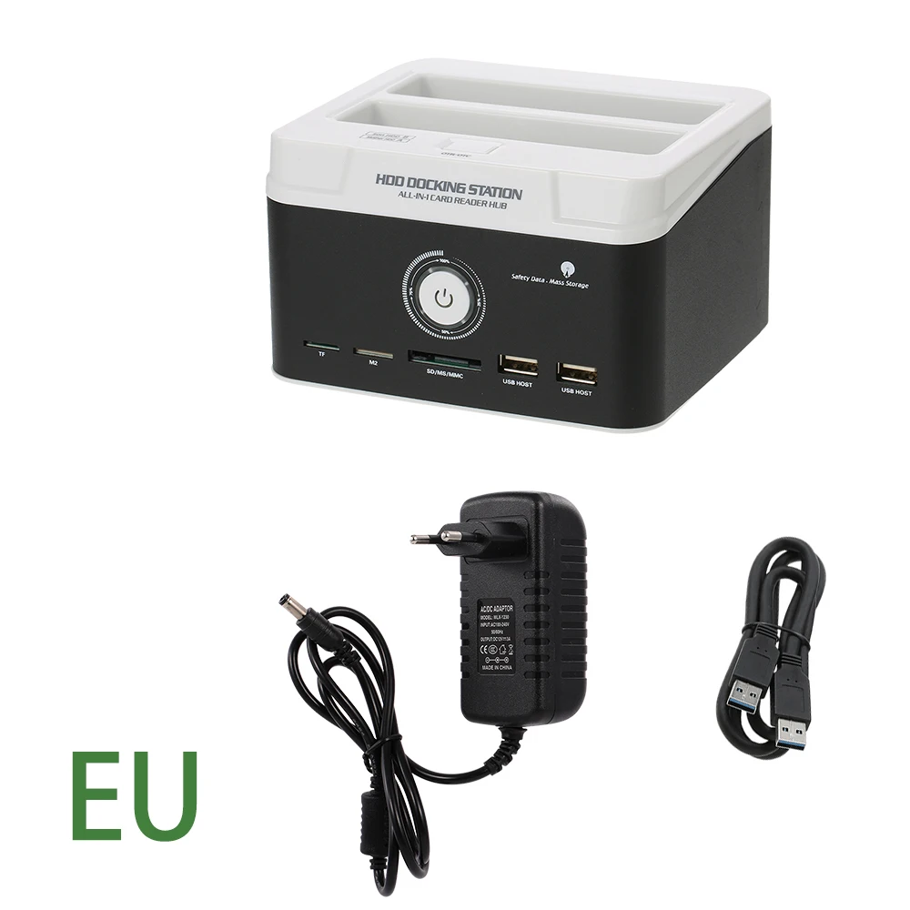 2 5 ''/3 5'' USB 3 0 для жесткого диска SATA док станция мульти Функция Dual bay основа с