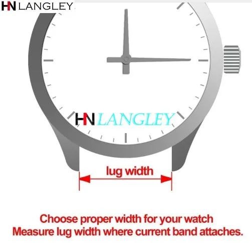 Ремешок кожаный полноразмерный для наручных часов 6 цветов 10/12/13/14/15/16/17/18/19/20/22/24