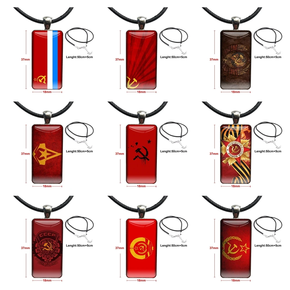 

Женское и детское ожерелье со стальным флагом