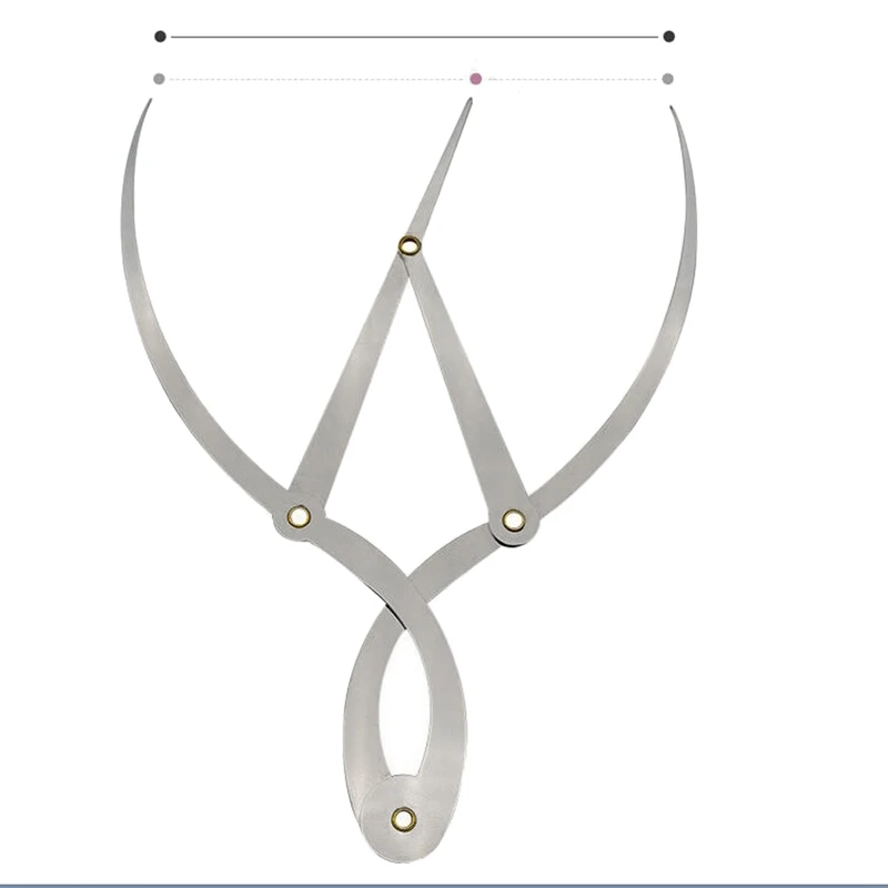 

Golden Mean Calipers -1:1.618 Stainless Steel Golden Ratio Calipers Eyebrow Tattoo Microblading Permanent Makeup Measure Tool