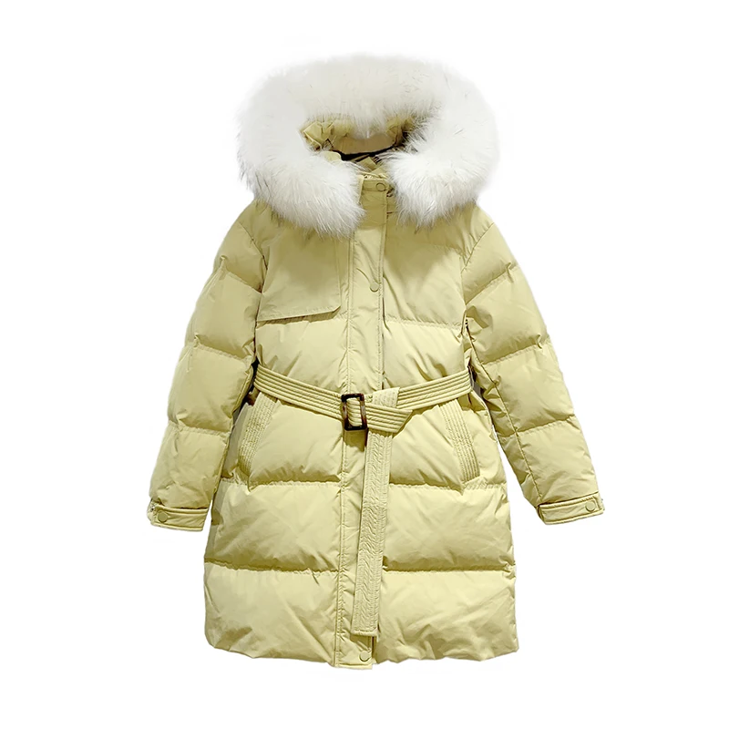 

Against a clearance sale down jacket female 2020 new winter season the bread served long lacing accept waist down coat