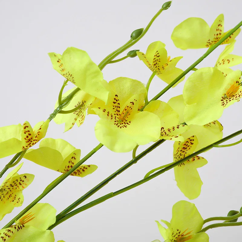 Oncidium hybridum искусственный цветок Шелковый украшение для дома реквизит фотосъемки