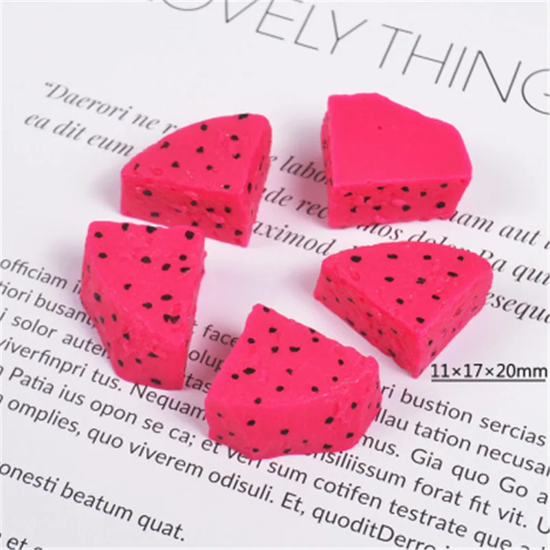 12 шт. имитация фруктов наполнитель для ясной/пушистой грязи коробка популярные