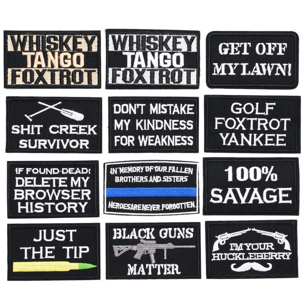 Черно белая нашивка с надписями &quotсделай сам&quot вышитая искусственная хиппи