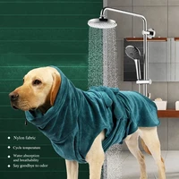 xs 3xl microfiber robe quick drying towels super absorbent clean up dog bathrobe pet bath towel familial pet product accessories