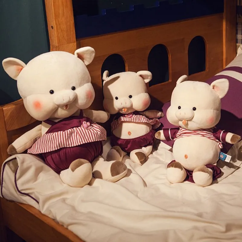 

Adorable Piggy Pig Stuffed Decoration Animals Soft Cute Cartoon Pig Gift for Kids Plush Doll Toy