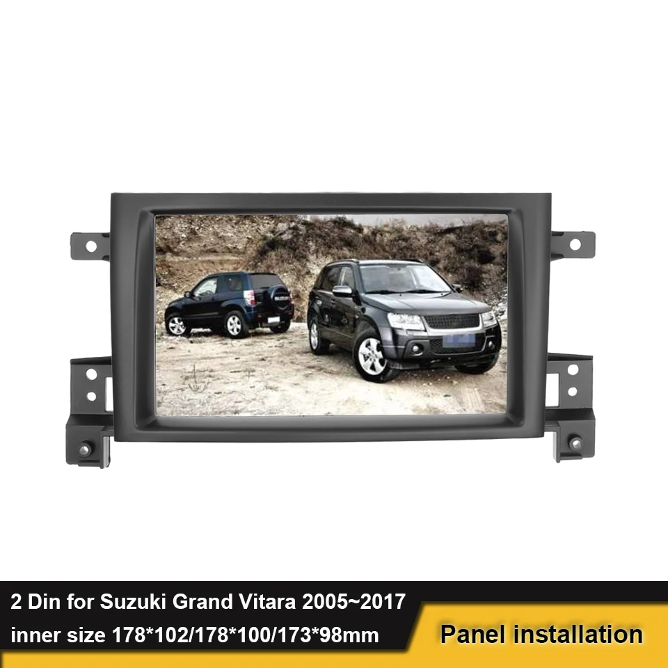 2 Din DVD стерео рамка автомобильный радиоприемник Fascia ДЛЯ Suzuki Grand Vitara 2005 2014 | Панели -4001191939605