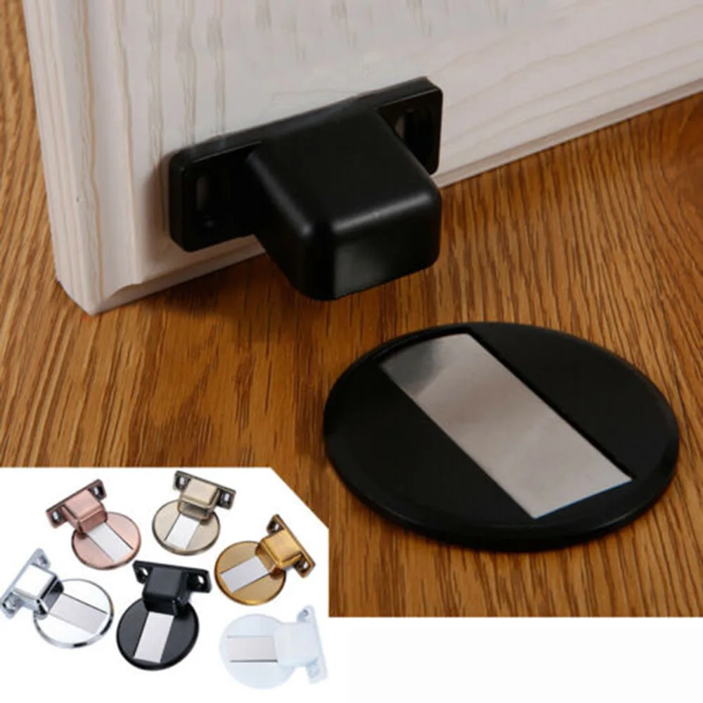

Home Magnetic Door Stop Suction Anti-Collision Stainless Steel Magnetic Stopper