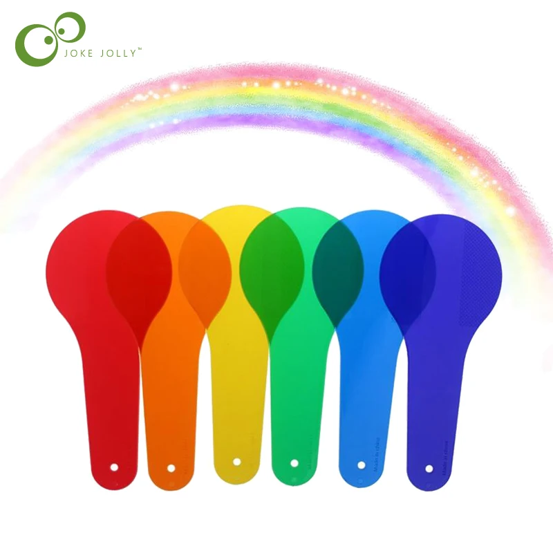 Детская Веселая картина Монтессори развивающая цветные сочетания