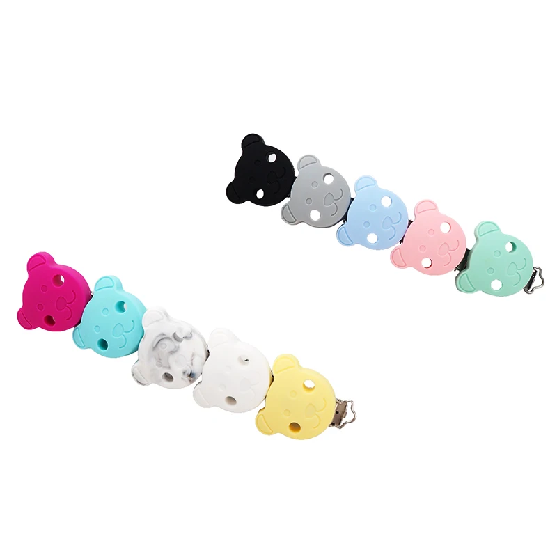 

10 шт., силиконовые зажимы-держатели для соски