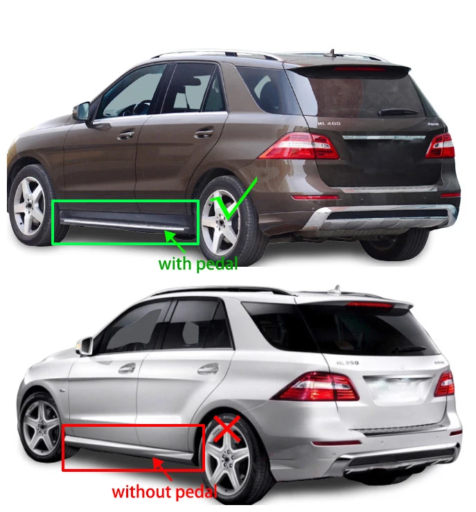 Для Benz ML-class W164 W166 Брызговики benz ML350 ML400 Брызговики автомобильные аксессуары авто Стайлинг 2007 - Цвет: W166(12-2017)