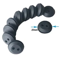 12pcs 2 holes fuel tank grommet rubber with fuel line pipe for brush cutter delicate and exquisite 10 rubber