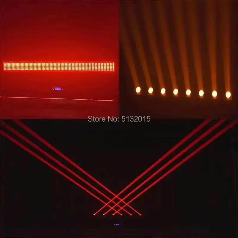 Новинка 4 шт./лот 200 Вт красный лазерный луч для мытья клубов свадебных шоу