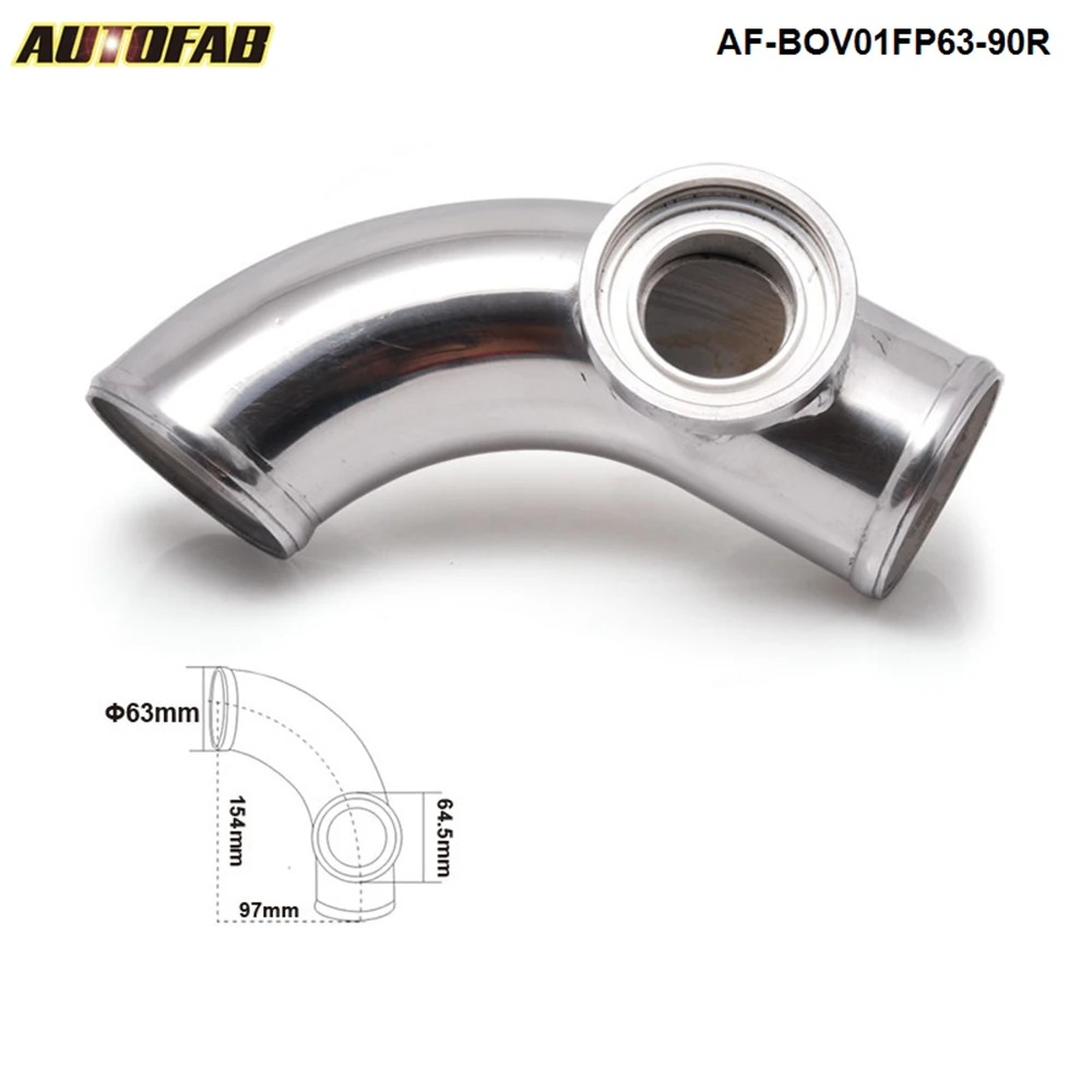 Алюминиевый переходник для выпускного клапана 90 градусов 2 48 дюйма 63 мм SSQV Honda Civic