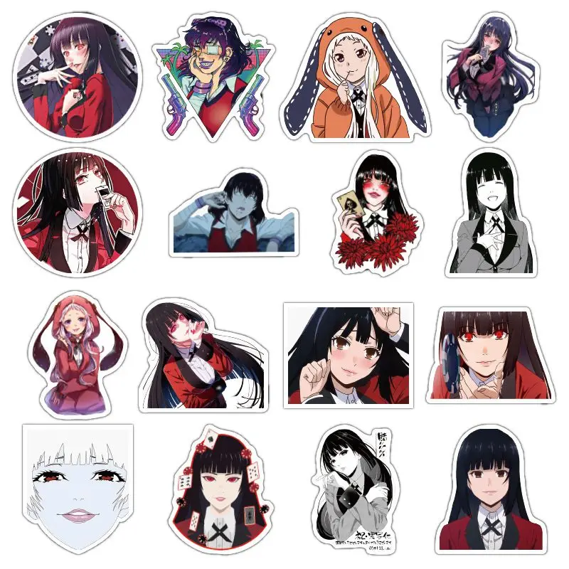 10/30/50 шт. аниме Kakegurui стикеры s Pack чемодан велосипед скейтборд гитара ноутбук