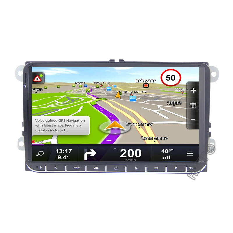 Автомагнитола 2 din Android 10 0 GPS для VW Passat B6 CC Polo GOLF 5 6 Touran Jetta Tiguan Magotan Seat 9 дюймов экран с