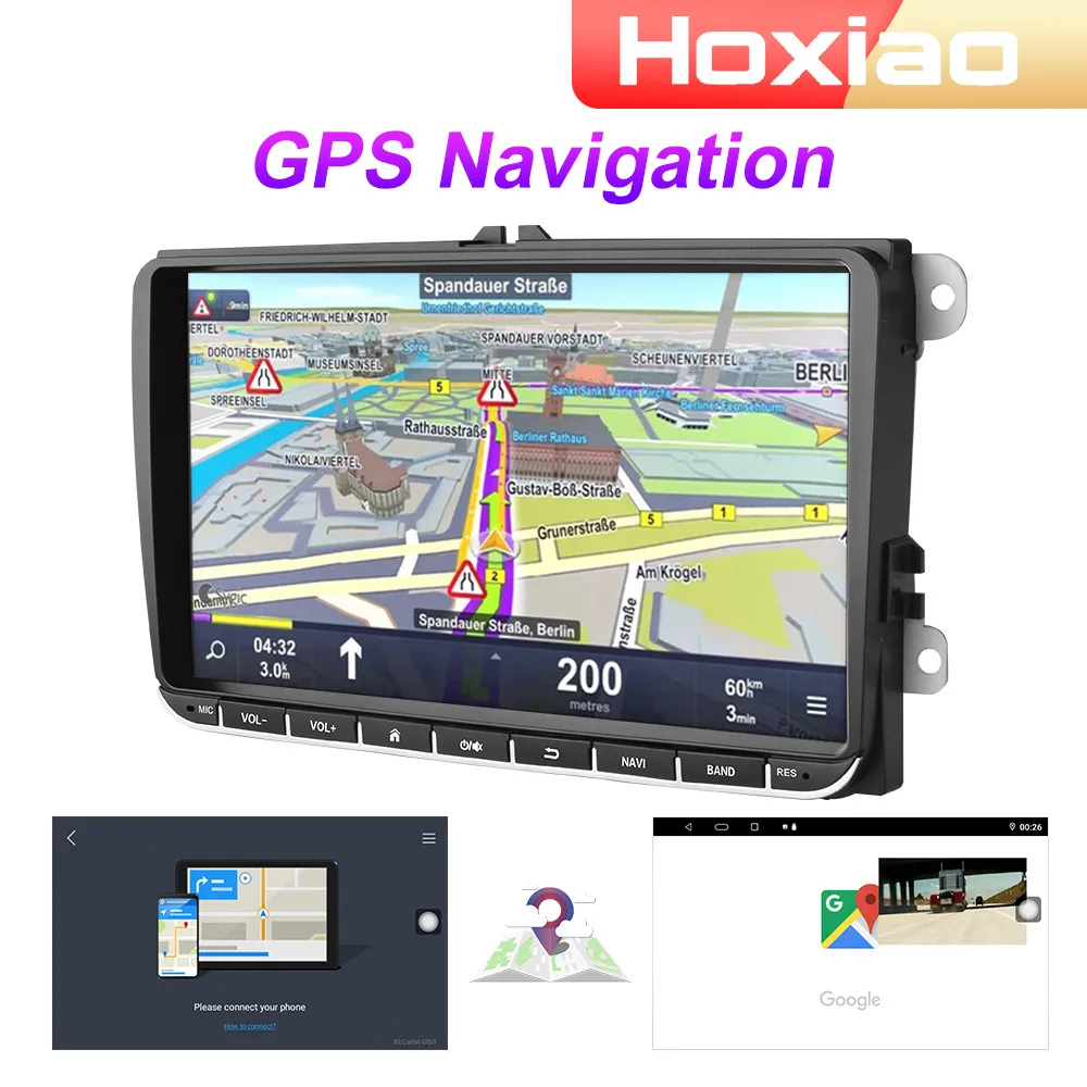 Автомагнитола на Android 10 мультимедийный плеер для Volkswagen VW Golf Polo Passat B7 B6 Skoda Seat 2003 2017