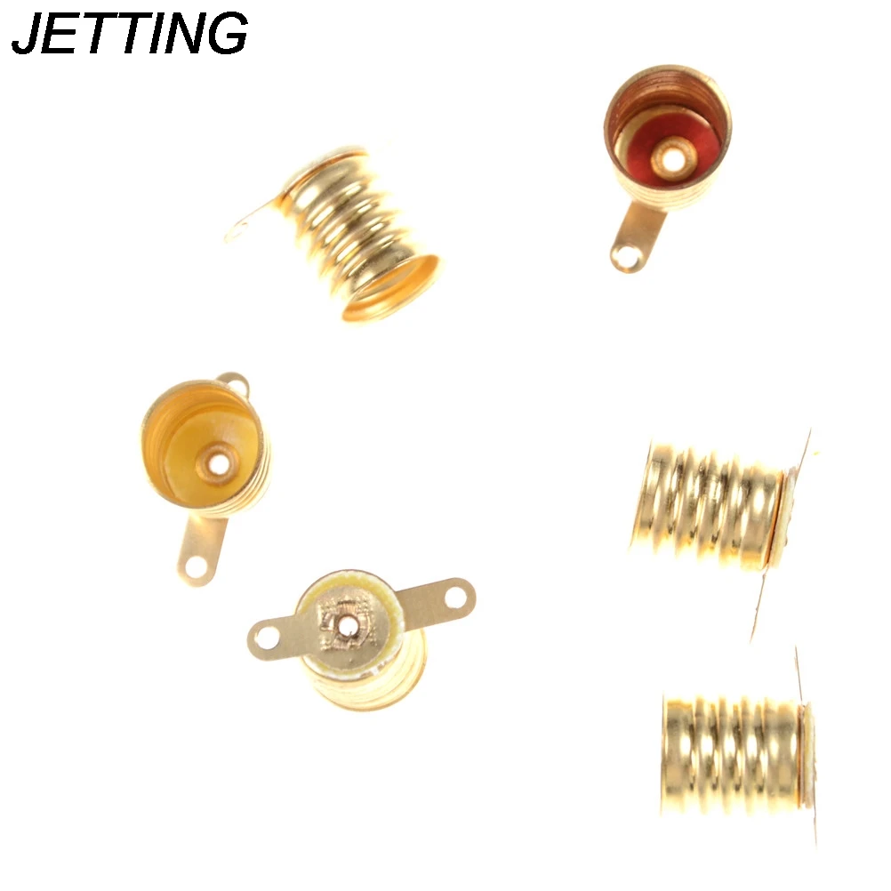 

Патрон цоколя для ламп E10, 5 шт.